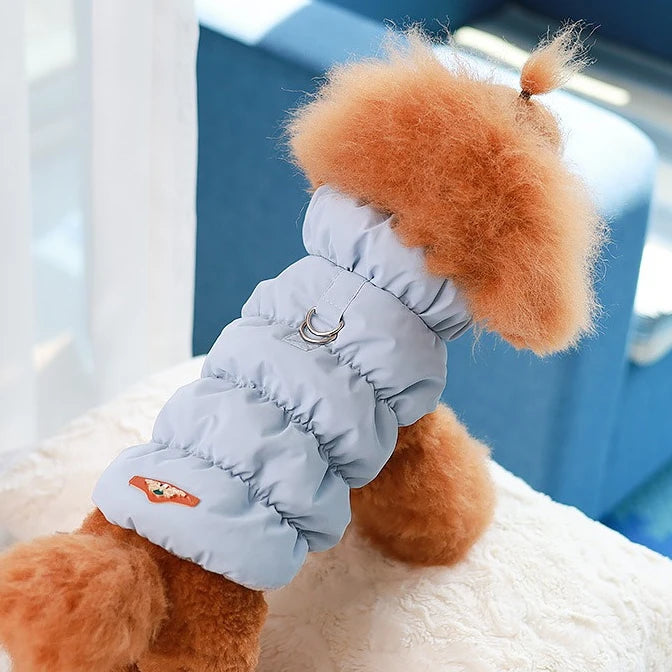 Soft Warm Dog Clothes Winter Padded Puppy Cat Coat Jacket For Small Medium Dogs Chihuahua French Bulldog Poodle Vest Pet Outfit