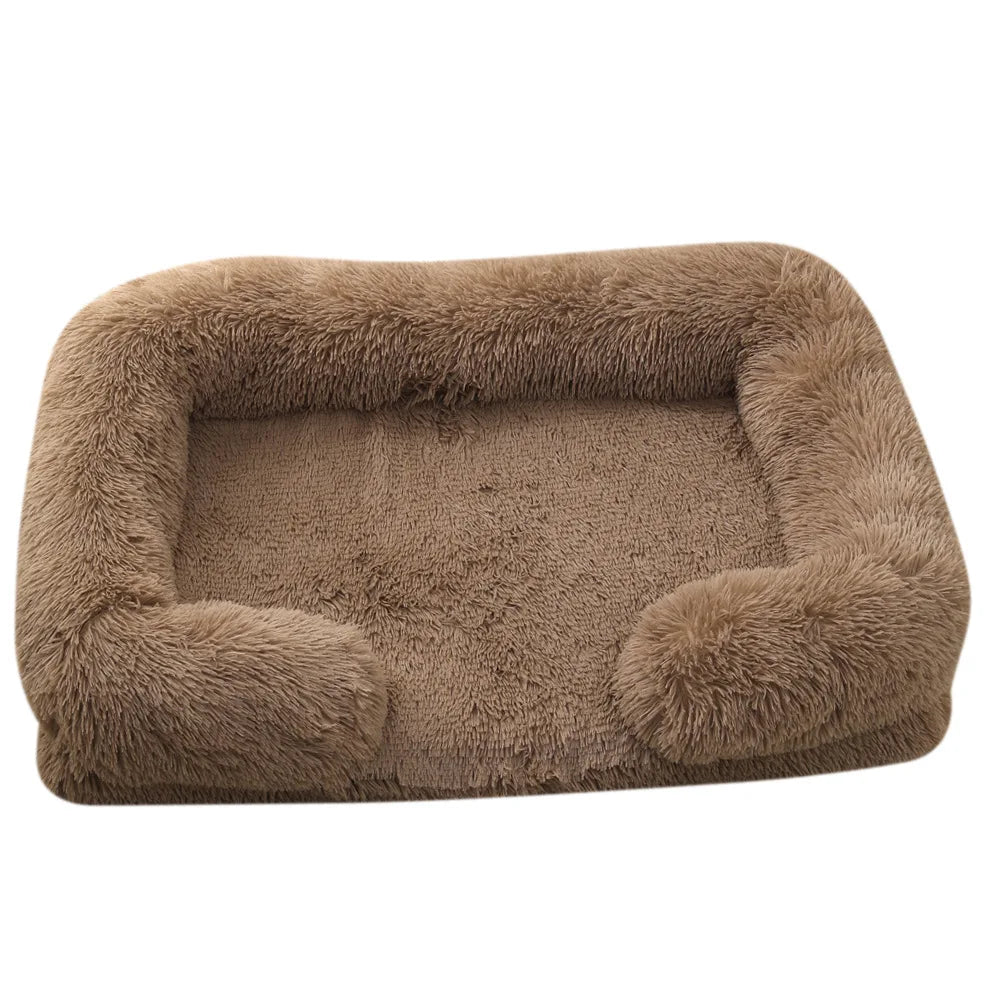 Dog Couch, Small Dog Bed with Removable Washable Cover, Cute Cat Couch for Pets, Cat Beds for Indoor Cats with Anti-Slip Bottom