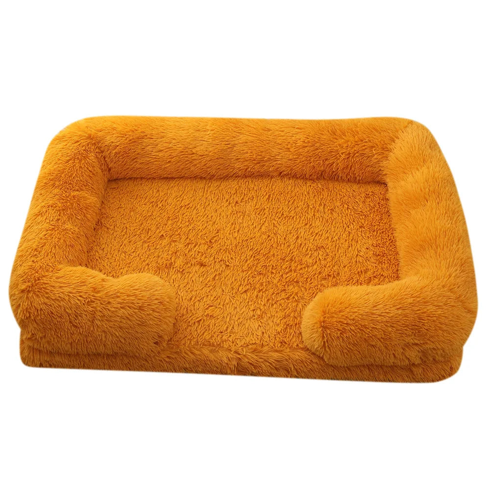 Dog Couch, Small Dog Bed with Removable Washable Cover, Cute Cat Couch for Pets, Cat Beds for Indoor Cats with Anti-Slip Bottom