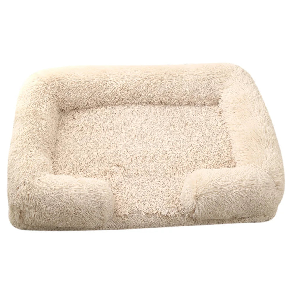Dog Couch, Small Dog Bed with Removable Washable Cover, Cute Cat Couch for Pets, Cat Beds for Indoor Cats with Anti-Slip Bottom
