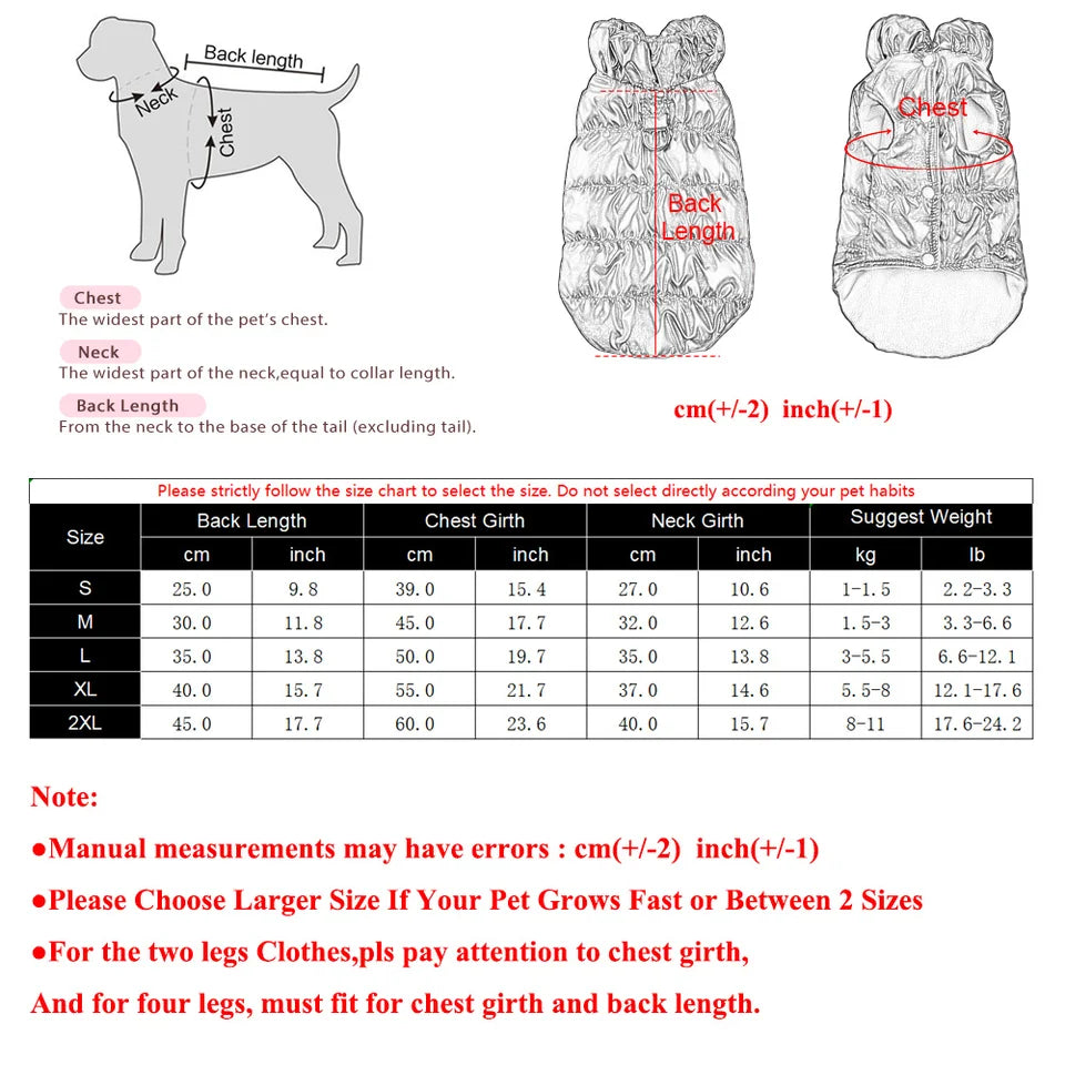 Pet Jacket With D-ring Warm Puppy Kitty Vest For Winter Waterproof Pets Clothing For Small Medium Cats Dogs Fleece Sphynx Coat