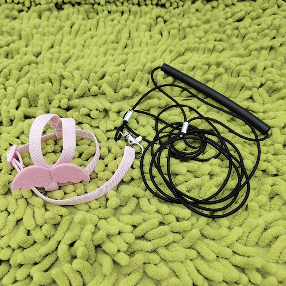 Parrot Flying Harness Leash Suit Pet Bird Outdoor Flight Training Rope Cockatiel Supplies Macaw Accessories Stuff For Budgie