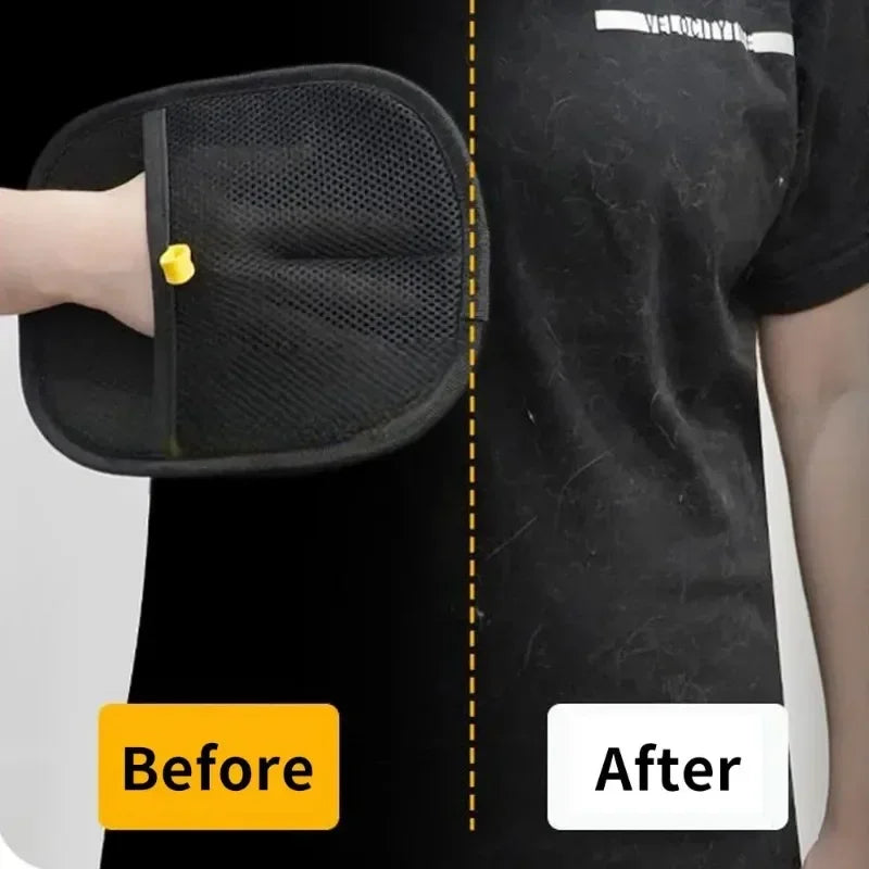 Pet Hair Removal Gloves Static Free Bidirectional Brushing Grooming Tool for Dog Cat Sofa Carpet Clothes Cleaning