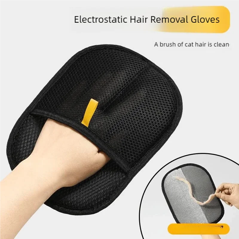 Reusable Pet Hair Removal Gloves Static-Free Grooming Tools for Pets Efficient Carpet Fur Removal