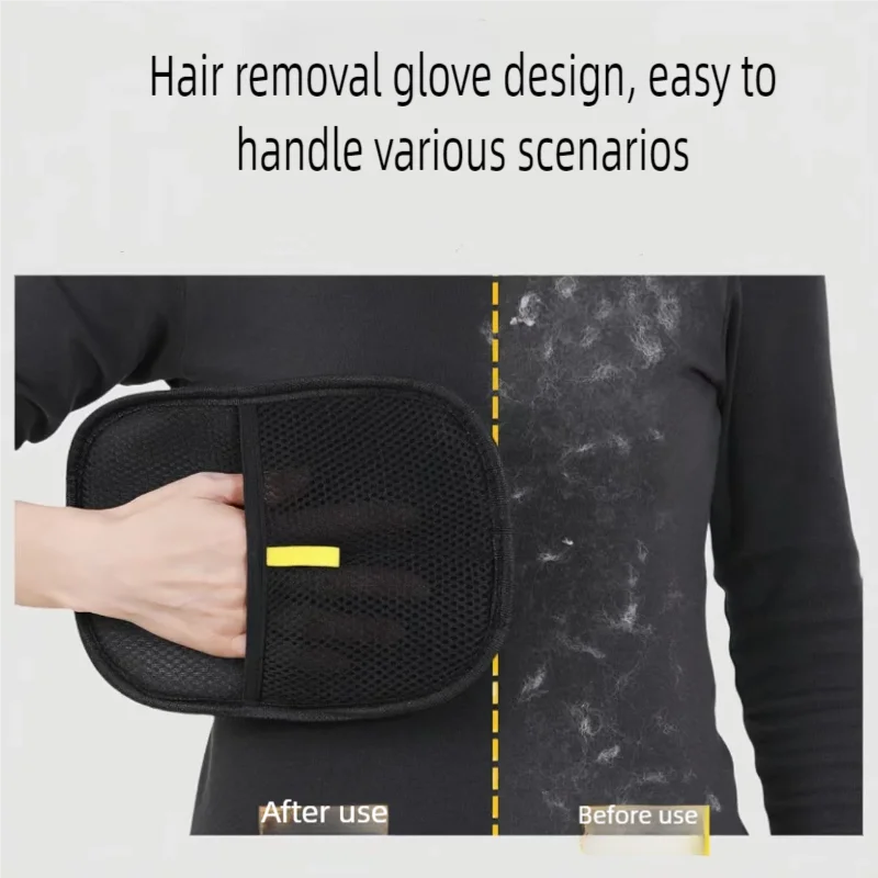 Reusable Pet Hair Removal Gloves Static-Free Grooming Tools for Pets Efficient Carpet Fur Removal