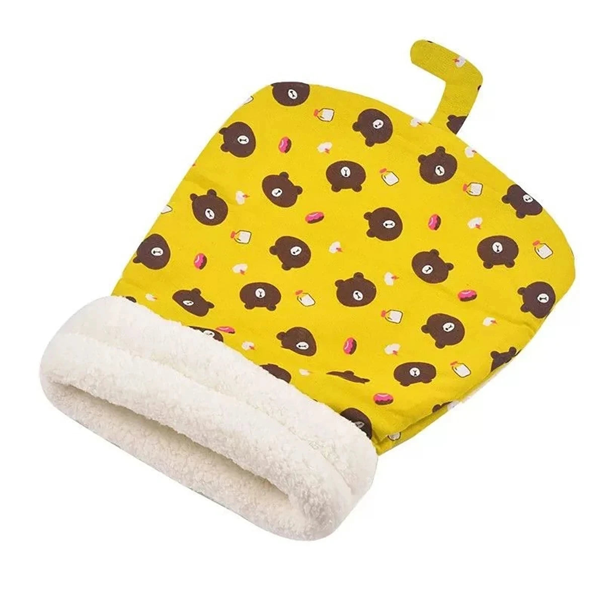 Cat Sleeping Winter Bag Soft Cuddly Fluffy Feel Thickened Pet Pocket Type Quilt Bed Kitten Puppy Soft Comfortable Warm Nest Pet