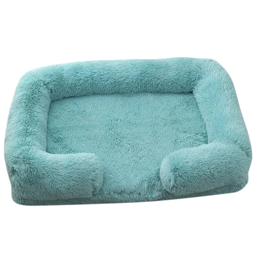 Dog Couch, Small Dog Bed with Removable Washable Cover, Cute Cat Couch for Pets, Cat Beds for Indoor Cats with Anti-Slip Bottom