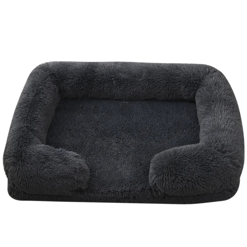 Dog Couch, Small Dog Bed with Removable Washable Cover, Cute Cat Couch for Pets, Cat Beds for Indoor Cats with Anti-Slip Bottom